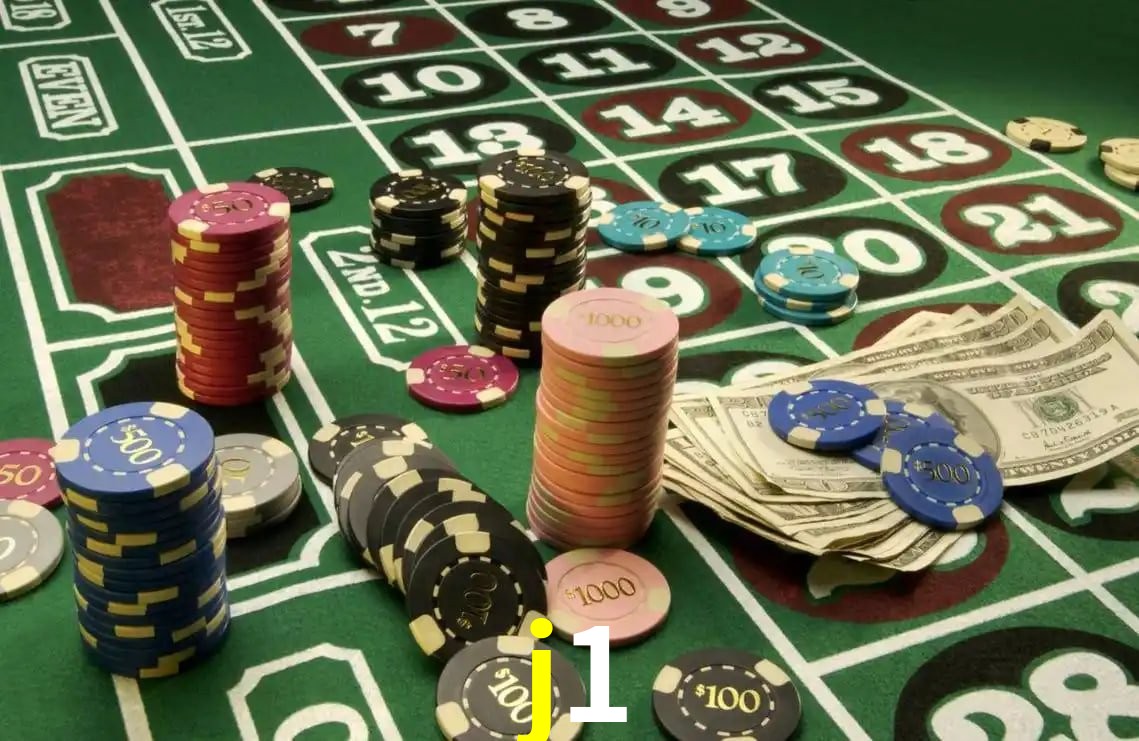 Sinta a adrenalina dos jogos de cassino com j1